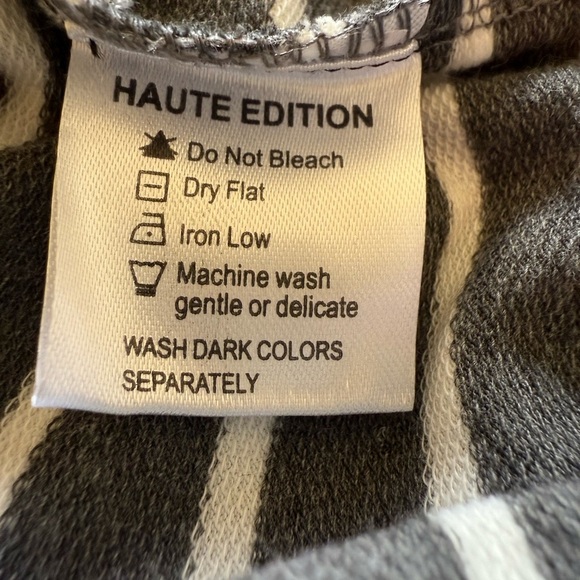 NWT Haute Edition Stripe Snap Front Cardigan in Size 3X - Picture 6 of 7